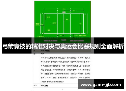弓箭竞技的精准对决与奥运会比赛规则全面解析